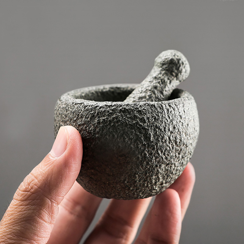 Mortar Pestle Granite - Juego de Mortero y Pilón de