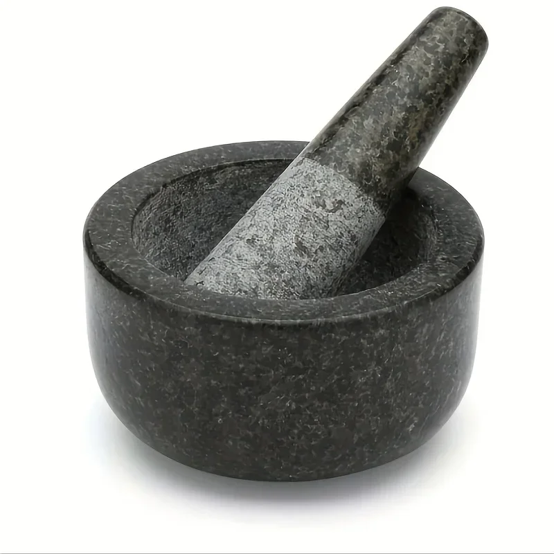 Mortar Pestle Granite - Mortero y pilón de granito pulido