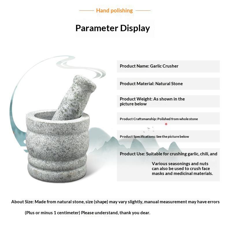 Mortero y pilón de granito nat - Mortar Pestle Granite reseña y precio
