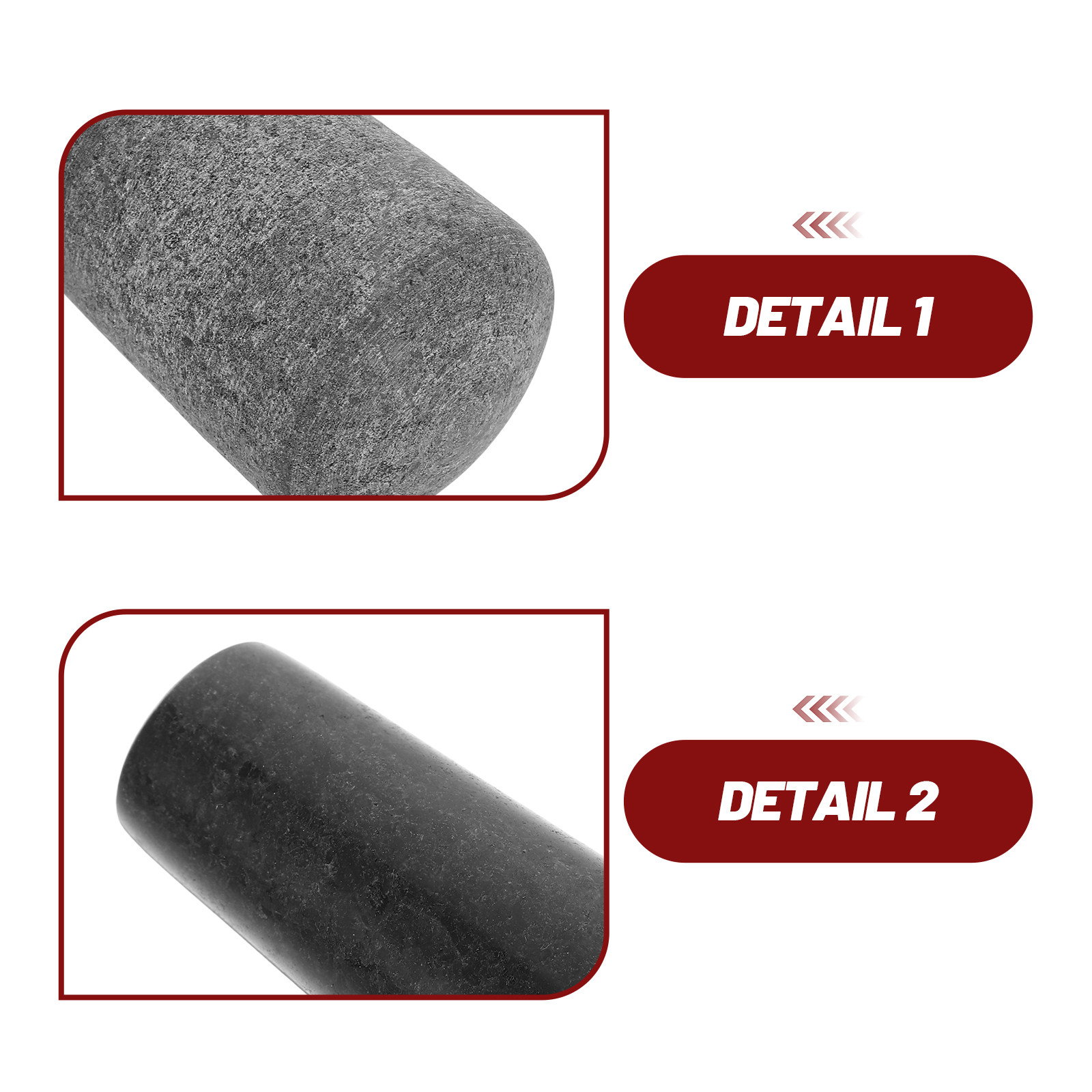 Mortero de piedra y pilón para - Mortar Pestle Granite reseña y precio