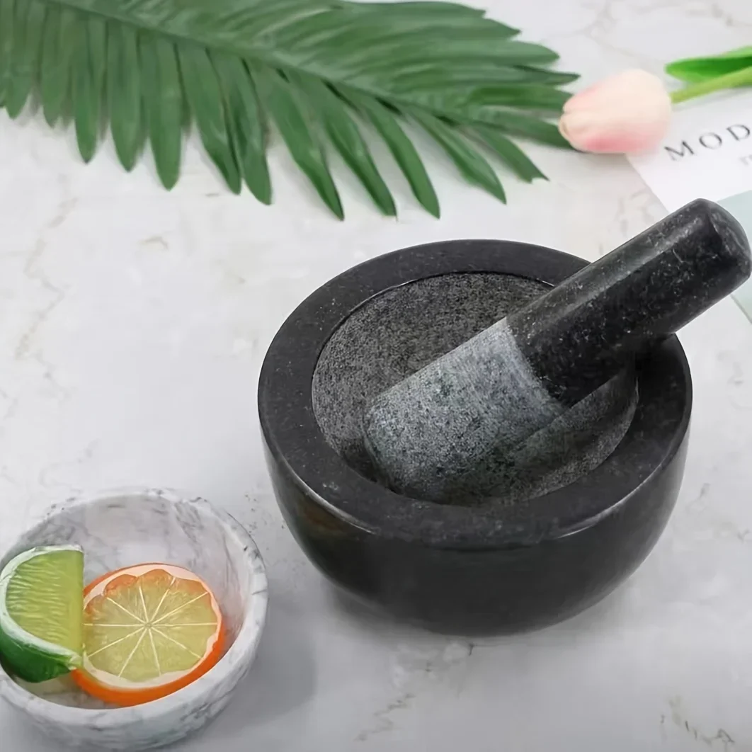 Mortero y pilón de granito pul - Mortar Pestle Granite reseña y precio