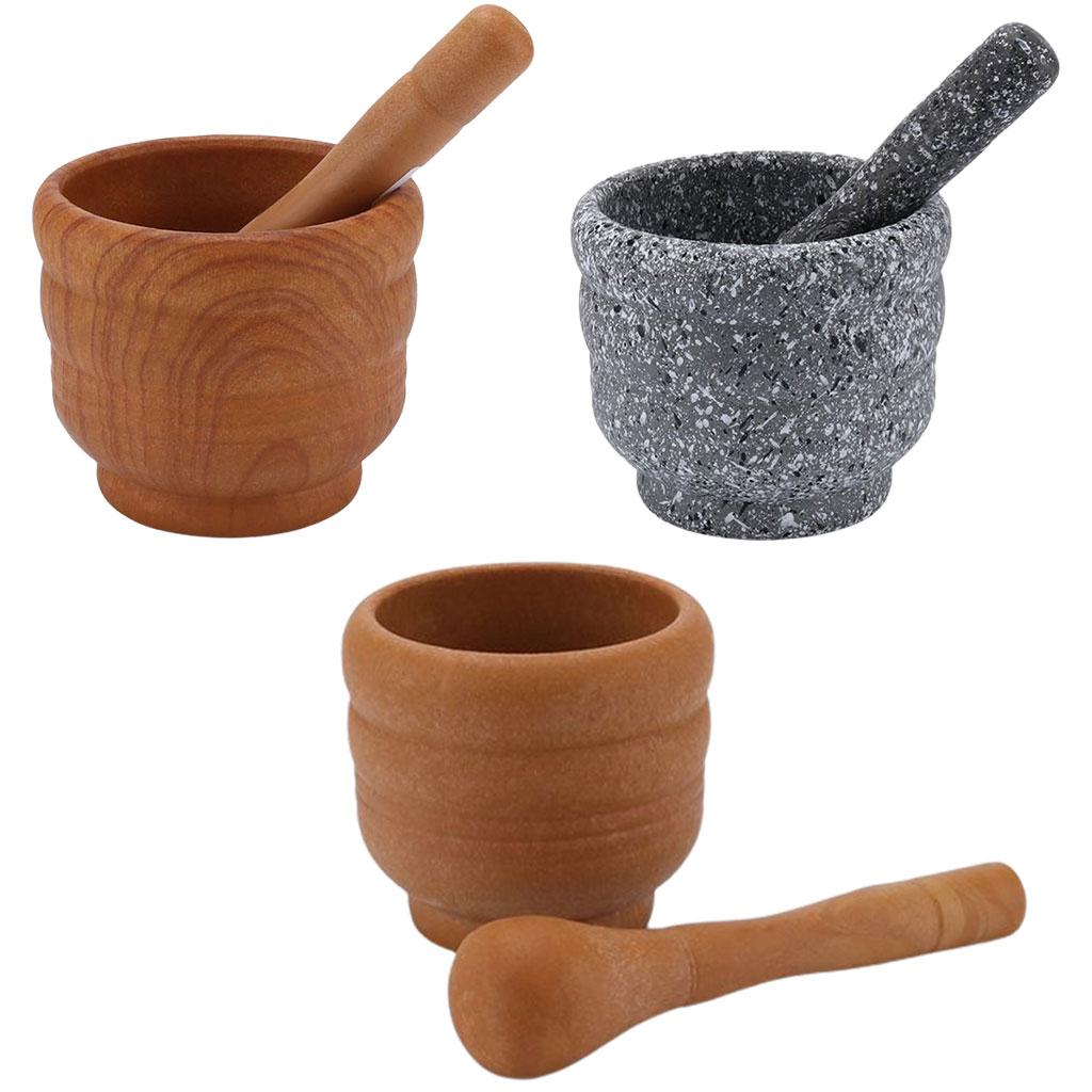 Juego de mortero y mortero de  - Mortar Pestle Granite reseña y precio