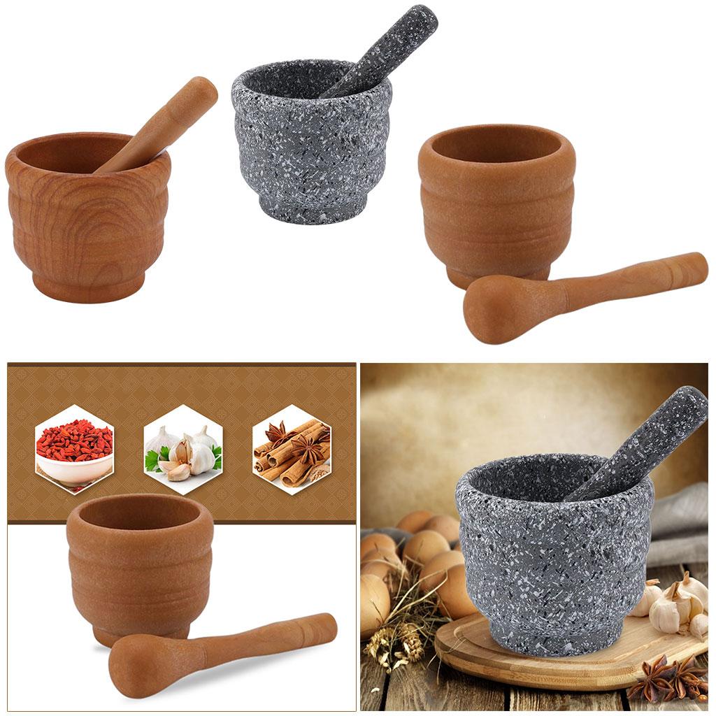 Juego de mortero y mortero de  - Mortar Pestle Granite reseña y precio