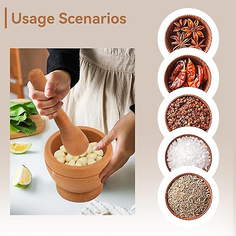 Household Grinder Pressing Gar - Mortar Pestle Granite reseña y precio