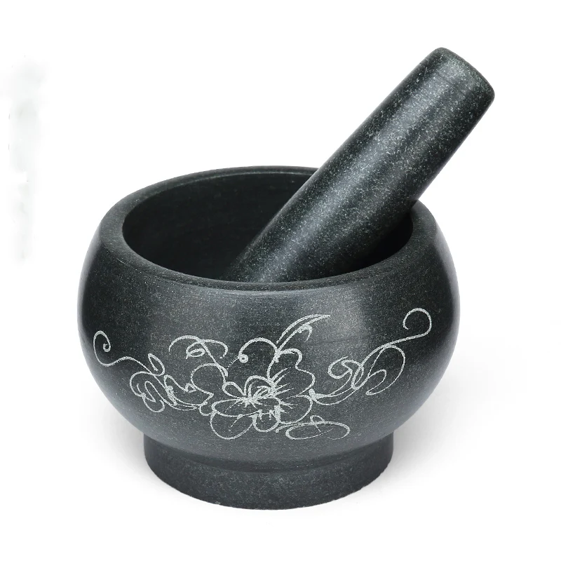 D16CMxH10CM Juego de mortero y - Mortar Pestle Granite reseña y precio
