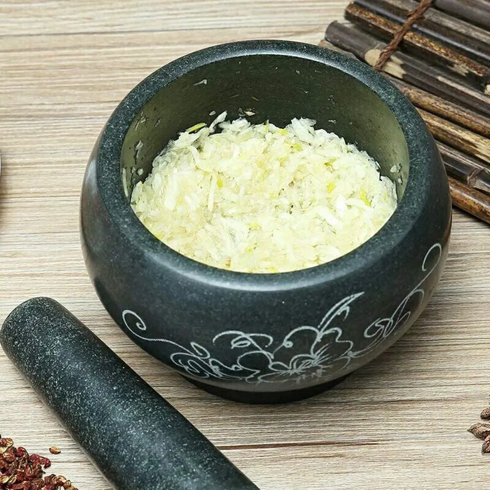D16CMxH10CM Juego de mortero y - Mortar Pestle Granite reseña y precio