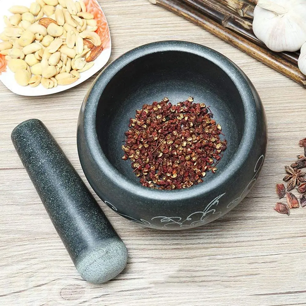 D16CMxH10CM Juego de mortero y - Mortar Pestle Granite reseña y precio